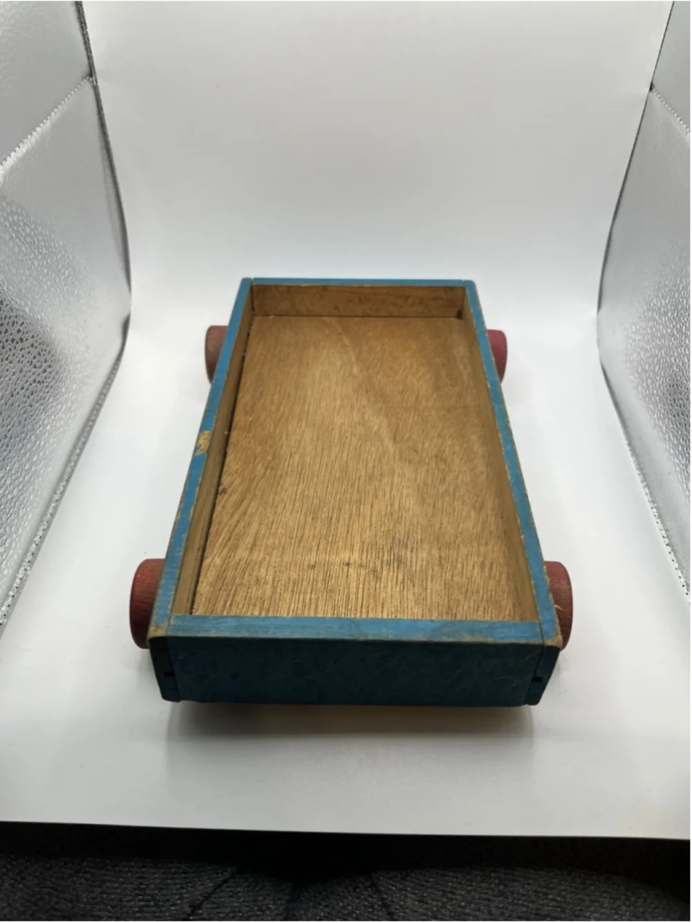 Vintage Wood Block Wagon Toy Disney? SEE ALL HARD TO FIND